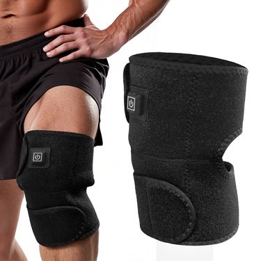 Knee Heating Pad For Knee Pressure Relief, Electric Heated Knee Brace With 3 Heat Levels For Knee And Elbow, Knees Warmers Wrap Men And Women All Use_maomaolike.com