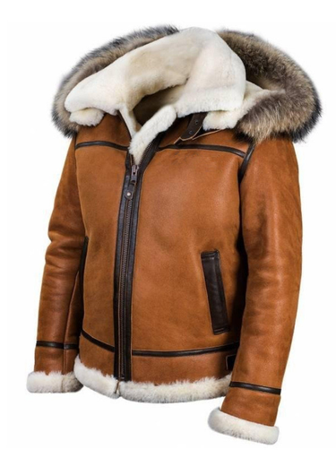 Women's solid color fur integrated coat no belt fit casual zipper coat_voghion.com