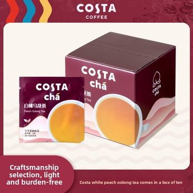 Costa White Peach Oolong Tea Bags – Delicate Floral & Fruity Blend, Perfect For Cold Brew & Gifting_voghion.com