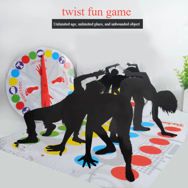 Body Twister toys Parent-child interactive Family gathering multiplayer game Balance Blanket party game_voghion.com