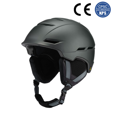 New one-piece ski helmet Outdoor sports single and double plate adult warm snow helmet_voghion.com