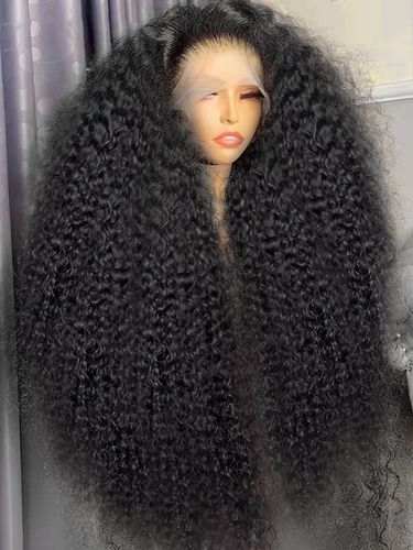 250 Density 13X6 HD Lace Frontal Curly Wigs Human Hair 30 40 Inch Loose Deep Wave 13X5 Transparent Lace Front Wet And Wavy Wig_voghion.com