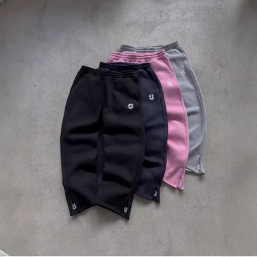 Men's Pants Cross Border European And American Retro Y2k Street Trend Hip Hop Casual Elastic Waist Zipper Loose Solid Color Sports Casual Pants_voghion.com