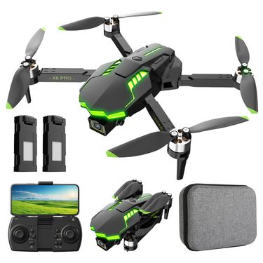 X6 PRO Drone, HD Dual Cameras, Dual Batteries, APP WIFI-FPV, One-key Takeoff, 360° Roll, Intelligent Obstacle Avoidance, Gifts For Boys And Girls_voghion.com