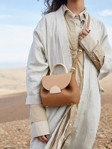Women's leather fashion triple color smiling face bag single shoulder crossbody bag color lychee grain cowhide handbag gift for girlfriend gift_voghion.com