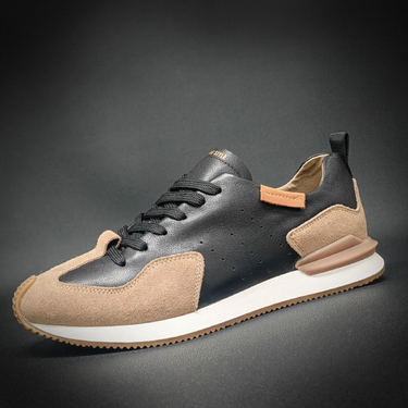 Shoes 2022 Summer New Leather Hollow Sports Casual Forrest Gump Men's Trendy All-Match Thick-Soled Daddy_voghion.com