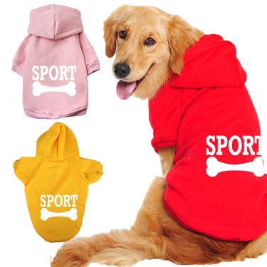 Pet Clothes Dog Sweatshirt Golden Retriever Samoyeds Labrador Dog Coat_voghion.com