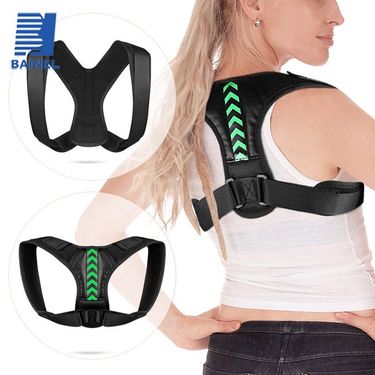 Posture Back Support Belt for Men Women Humpback Seated Corrector Home Office Shoulder Neck Brace_voghion.com