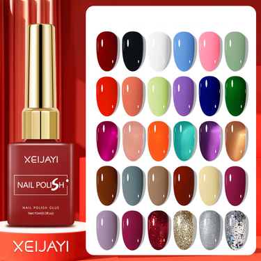 Nail Glue Color Square Bottle Nail Polish Internet Celebrity Popular Color Nail Polish Color Nail Polish Nail Shop_voghion.com