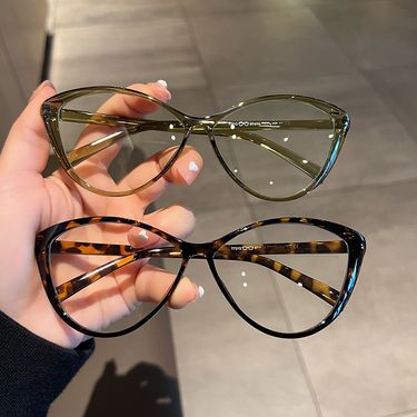 2025 New Butterfly Myopia Glasses For Women, Non-Prescription Blue Light Blocking Flat Glasses, Ultra-Light Comfortable_voghion.com