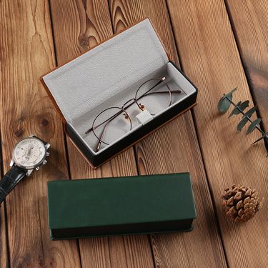 Unisex Simple leather eyewear case Drop Proof portable travel sunglasses bag Leather eyewear bag_voghion.com