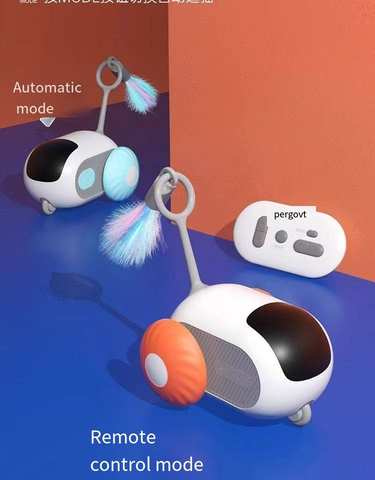Interactive Smart Sports Car Pet Entertainment Device - Ideal Self-Amusement Tool For Cats_voghion.com