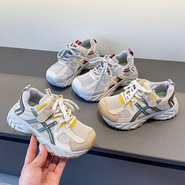 Children's Sports 2025 Early Autumn Mesh Breathable Boys' Casual Fashion Dad Girls' Lightweight Running Shoes_voghion.com