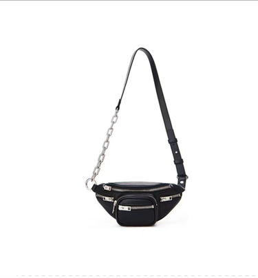 Designer style unisex Alexandrian mini internet famous sheepskin waist bag, genuine leather crossbody chest bag, single shoulder chain bag_voghion.com