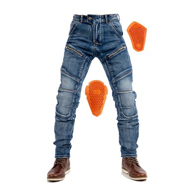 Men's & Women's Motorcycle Riding Jeans – Kevlar Reinforced, Anti-Slip, Stretch Fit, All-Season Protection_voghion.com