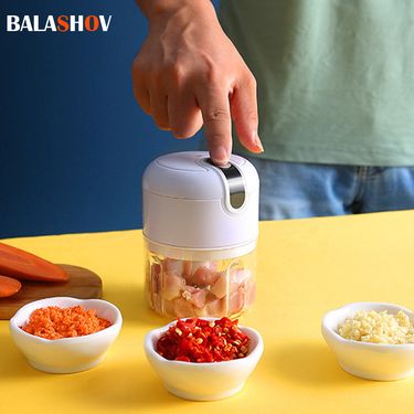 Mini Electric Mixers Kitchen Food Processor Garlic Chopper Vegetable Chili Chopper USB Home Masher Machine Kitchen Gadgets_voghion.com