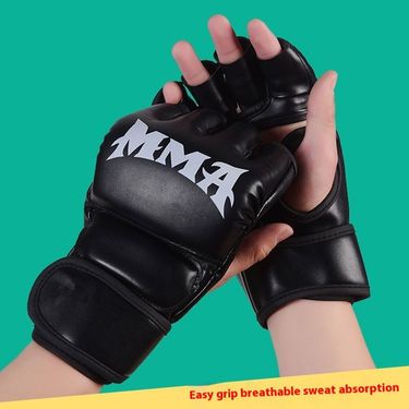 Bo Sanda bo gloves, adult men's and children's free half finger fighting, punching bags, MMA hand gloves_voghion.com