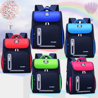 Kids Backpacks Primary School Backpack Spine Protection And Load Reduction For Boys And Girls Children Printed Logo Reflective Space Backpack_voghion.com