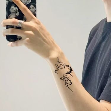 Q 441-480 Small fresh waterproof tattoo sticker set any combination_voghion.com