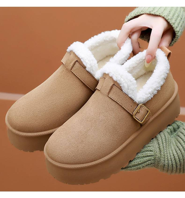 2025- New Cotton Shoes, Women's Snow Boots, Fleece Women's Boots And Ankle Boots_voghion.com