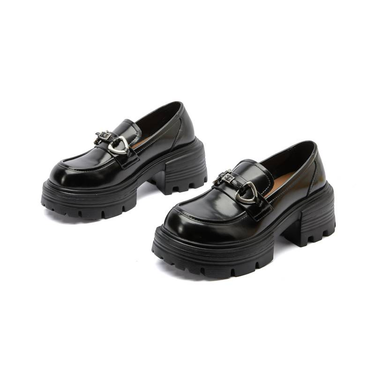 Mingliu Foam sole sheepskin cushion small leather shoes for women in spring 2025, new British style loafers, casual and versatile retro women's shoes_voghion.com