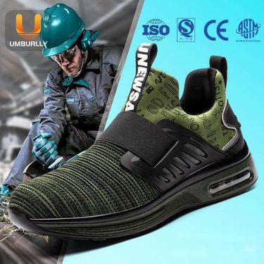 Labor Protection Men, Smashing Anti Piercing, Breathable Lightweight In Autumn And Winter, Work With Air Cushion Sole_voghion.com