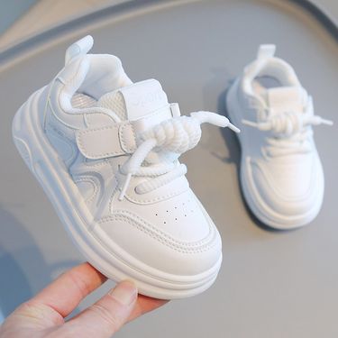 SHLIANG Kids Boys Girls Fashion Sneakers Baby Toddler Little Kids Leather Trainers Children School Sport Shoes Child Soft Running Shoes Y0347_voghion.com