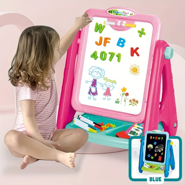 Children's small blackboard baby home drawing board can move double-sided writing drawing magnetic whiteboard toy_voghion.com
