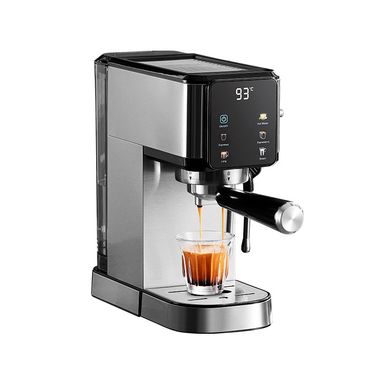ZZUOM Compact Semi-Automatic Espresso Coffee Machine With Steam Wand, 15-Bar Pressure Pump, Stainless Steel Body For Rich Crema_voghion.com