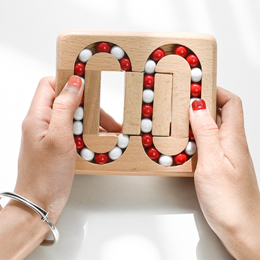 Puzzle plane ball child intellectual development brain students elderly anti-senile dementia decompression toy Luban lock_voghion.com