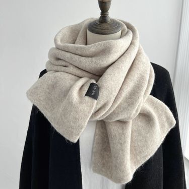 High quality Korean single autumn and winter warm new product, dark gray boyfriend shawl, thick long scarf, couple_voghion.com