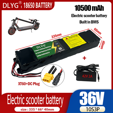36V electric scooter lithium battery 10S3P 10500mAh built-in BMS suitable for Xiaomi M365_voghion.com