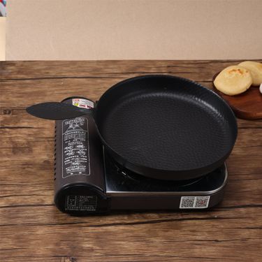 New Frying Japanese Style Non-Coated Home And Commercial Use Baking Specialty Carbon Steel Dry Pan Roasting_voghion.com