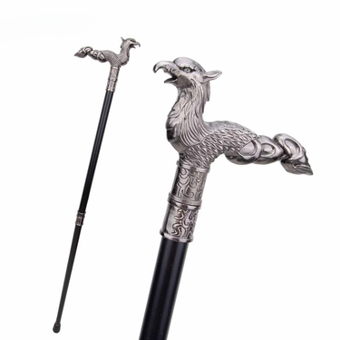 Parrot Fashion Walking Stick Decorative Stick Cospaly Vintage Party Fashionable Walking Cane Crosier 93cm_viptrois.com
