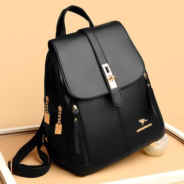 Backpack Women New Korean Version Simple And Fashionable Women's Backpack, Versatile For Commuting, Large Capacity_voghion.com