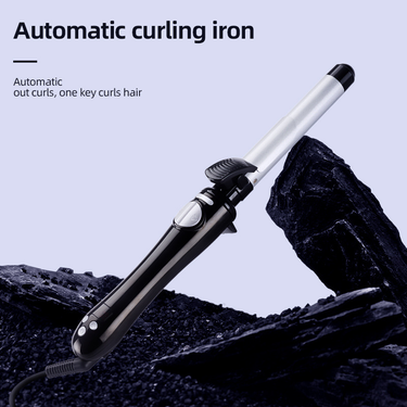 automatic curling porcelain rotating electric curling iron large wave curling hair styling device patented product_voghion.com