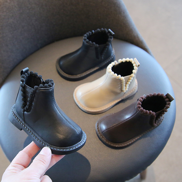 Baby Girls Martin Boots Baby Children's Toddler Shoes Spring And Autumn Single Shoes For Boys_voghion.com