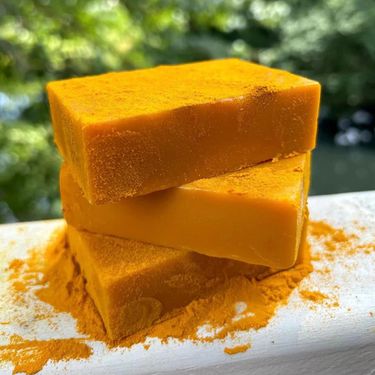 100g Turmeric & Kojic Acid Soap, Whitening, Anti-aging, Moisturizing Handmade Soap For Face & Body, Dark Spot & Acne Treatment_voghion.com