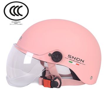 Helmet electric vehicle female summer sunscreen half helmet Electric vehicle helmet motorcycle male four seasons_voghion.com