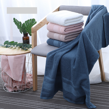 100% cotton bath towel 70 * 140% cotton gift adult household absorbent beach bath towel set embroidery_voghion.com