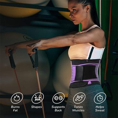 New Adjustable Abdominal Belt Waist Trainer Waist Belt Shape Recovery Restraint Belt Fitness Belt_voghion.com