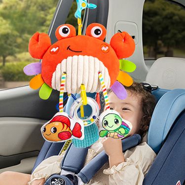 Baby Lathe Pendant Baby Car Toy Pendant Wind Chimes Baby Lara Le Plush Doll_voghion.com