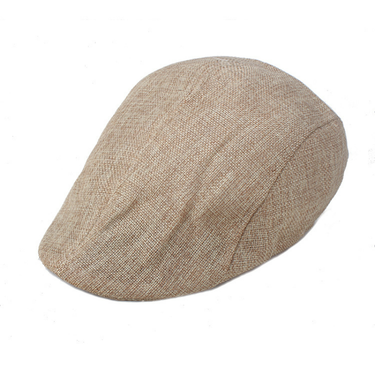 Hot Sale Unisex Linen Berets Mesh Lining Breathable Retro Paperboy For Men Women Outdoor Travel Walking Director Peaked Caps_voghion.com