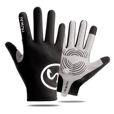 Outdoor cycling gloves plus long mountaineering training breathable, non-slip and shock-proof mountain bike_voghion.com