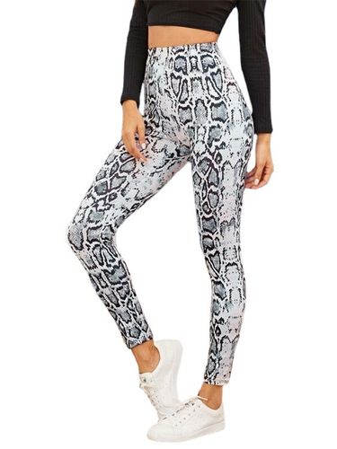 Women's yoga Pants printed snake print fitness cycling and running sports sexy butt lifting yoga pants XY671_voghion.com