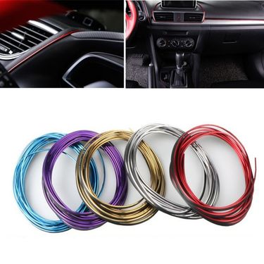 Trim Line Interior Modification Special Car Door Panel Gap Dashboard Decorative Bright Strip 3/5M_voghion.com