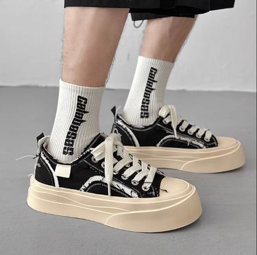 Men's & Women's Lightweight Canvas Sneakers With Vintage Design, Breathable Casual Shoes For Spring Summer Fall, Non-Slip Rubber Sole_voghion.com