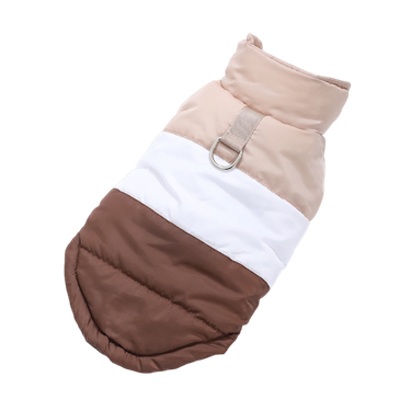 Holapet Winter Dog Jacket Coffee Polyester By PawParty Store_voghion.com