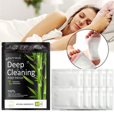 South Moon 10pcs Natural Herbal Foot Patch To Relieve Physical And Mental Stress Foot Massage To Help Sleep Foot Patch_voghion.com