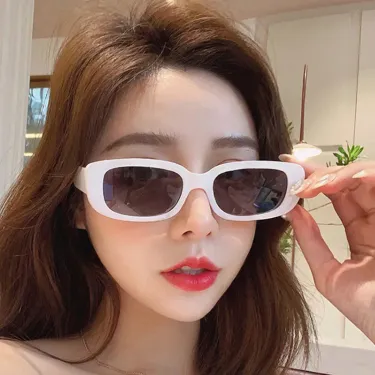 New Arrivals Fashion Sunglasses Classic Retro Square Women Brand Vintage Travel Small Rectangle Sun Glasses Female Eyewear Anti-Glare_voghion.com